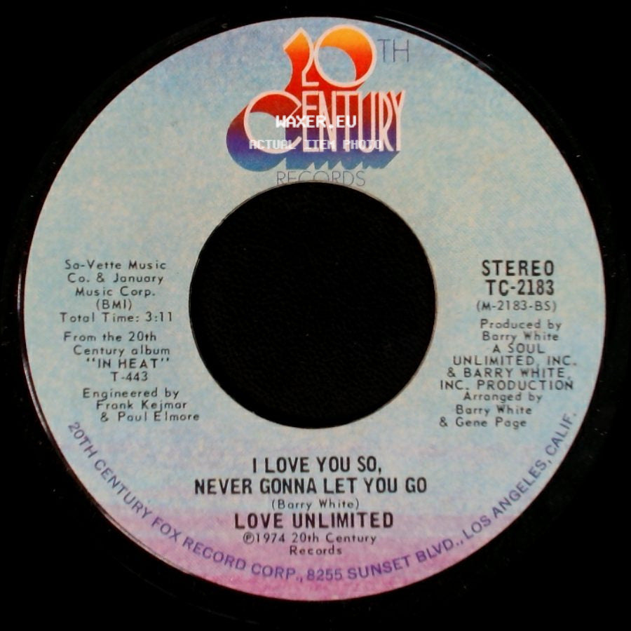 Love Unlimited - I Love You So, Never Gonna Let You Go / Share A Little Love In Your Heart side A