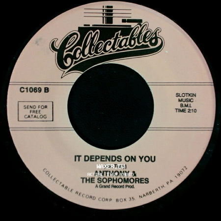 Anthony & The Sophomores - Gee (But I'd Give The World) / It Depends On You side B