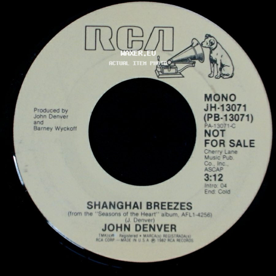 John Denver - Shanghai Breezes / Shanghai Breezes side B