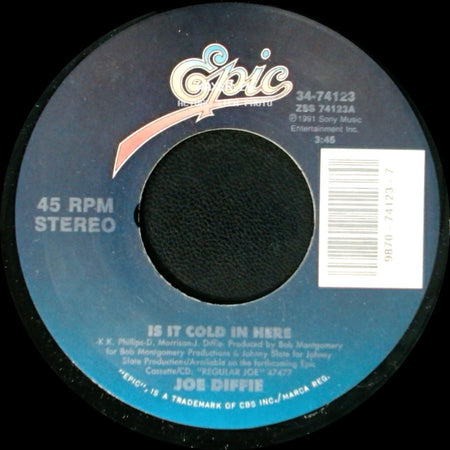 Joe Diffie - Is It Cold In Here / Back To Back Heartache side A