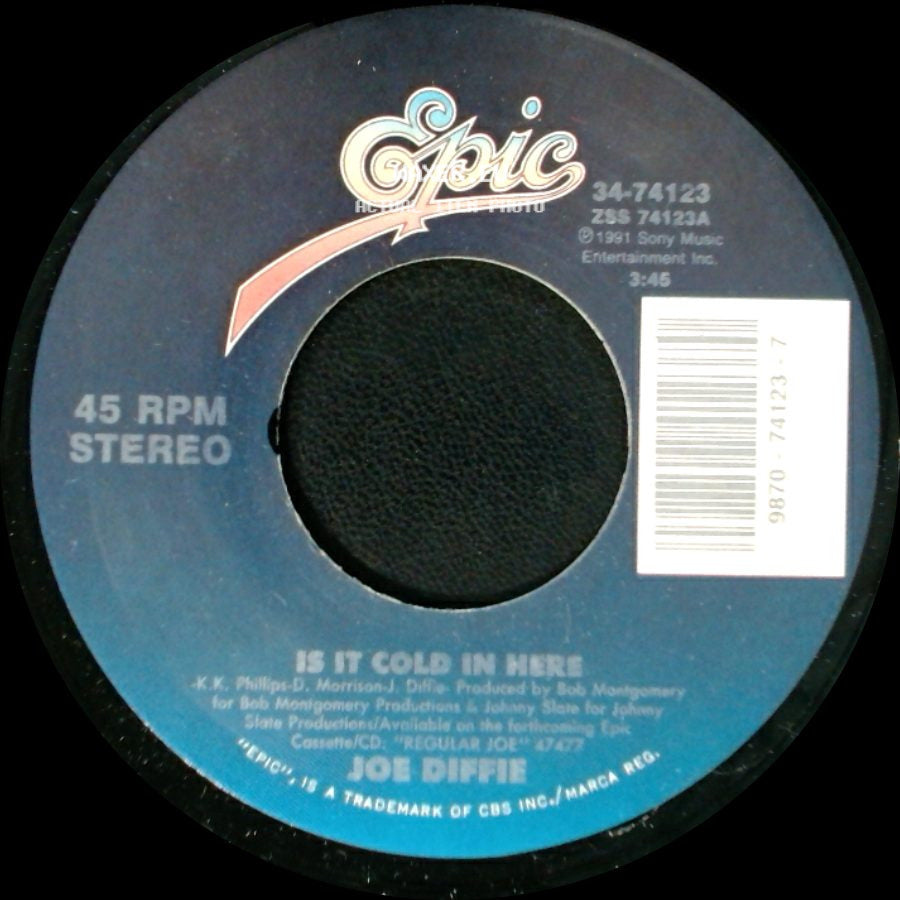 Joe Diffie - Is It Cold In Here / Back To Back Heartache side A
