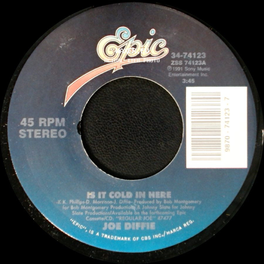 Joe Diffie - Back To Back Heartache / Is It Cold In Here side B