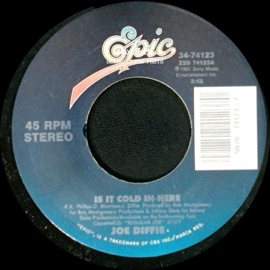 Joe Diffie - Is It Cold In-Here / Back To Back Heartache side A