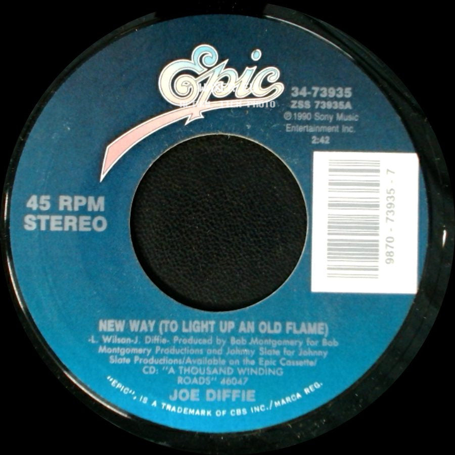 Joe Diffie - Coolest Fool In Town / New Way (To Light Up An Old Flame) side B