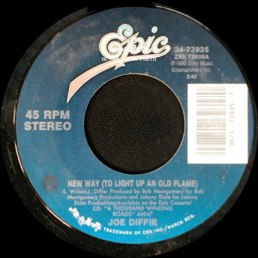 Joe Diffie - Coolest Fool In Town / New Way (To Light Up An Old Flame) side B