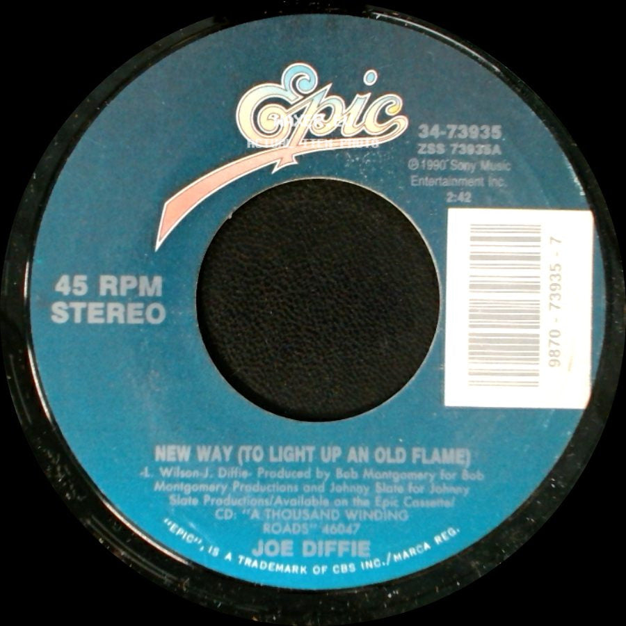 Joe Diffie - New Way (To Light Up An Old Flame) / Coolest Fool In Town side A