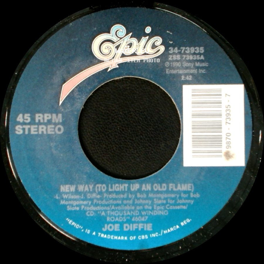 Joe Diffie - Coolest Fool In Town / New Way (To Light Up An Old Flame) side B