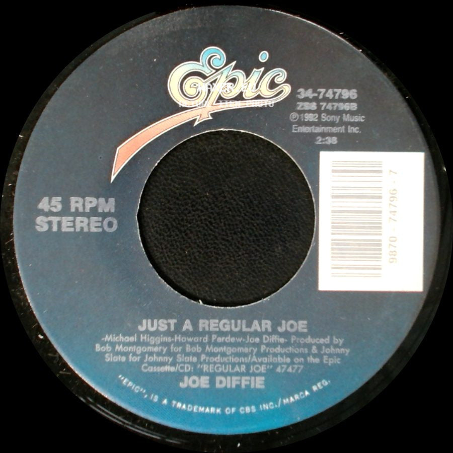 Joe Diffie - Just A Regular Joe / Startin' Over Blues side A