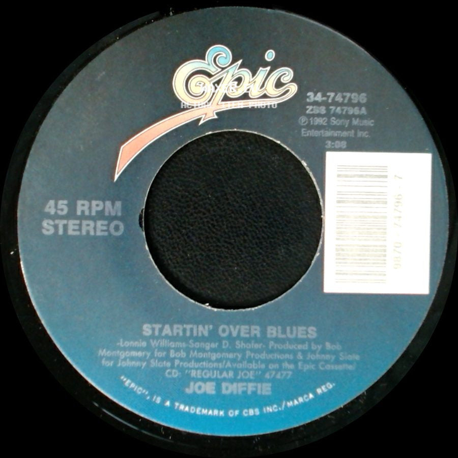 Joe Diffie - Just A Regular Joe / Startin' Over Blues side B