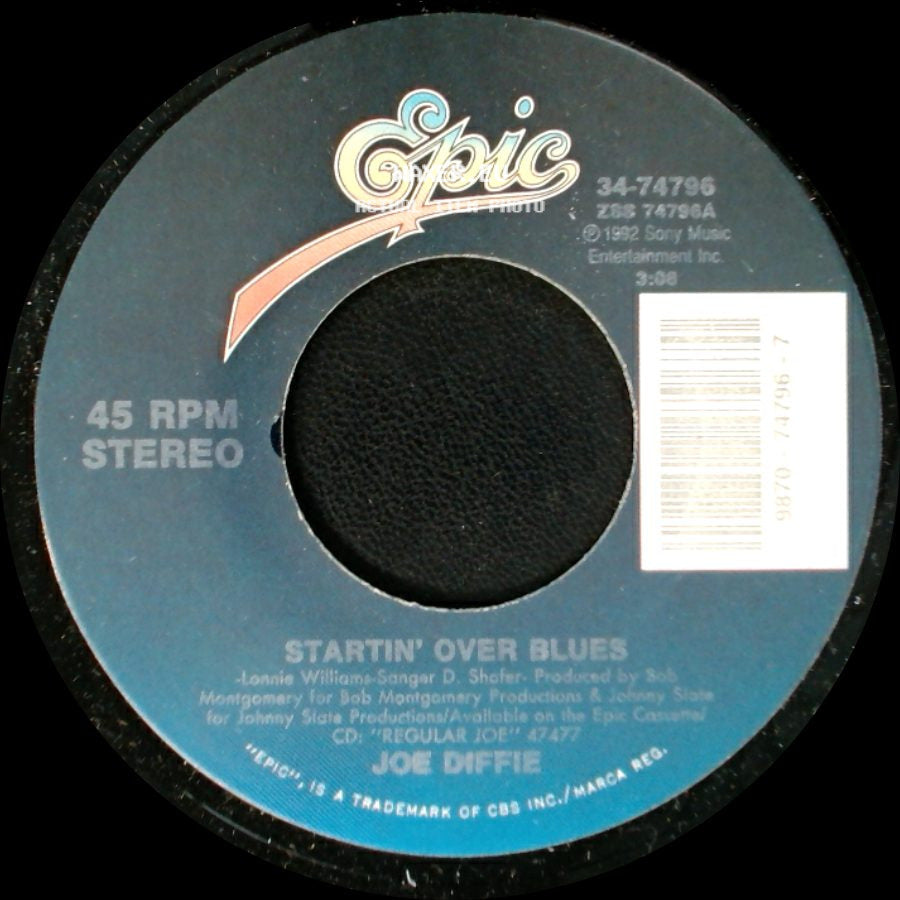 Joe Diffie - Startin' Over Blues / Just A Regular Joe side A