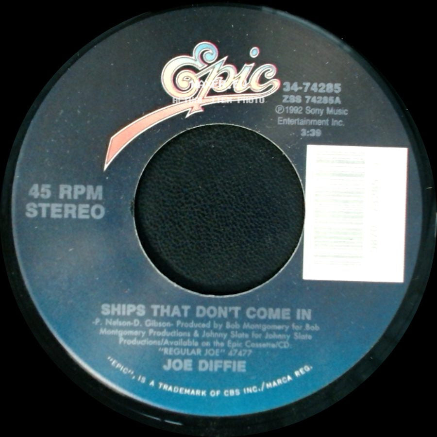 Joe Diffie - Ships That Don't Come In / Startin' Over Blues side A