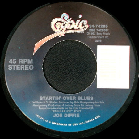 Joe Diffie - Ships That Don't Come In / Startin' Over Blues side B