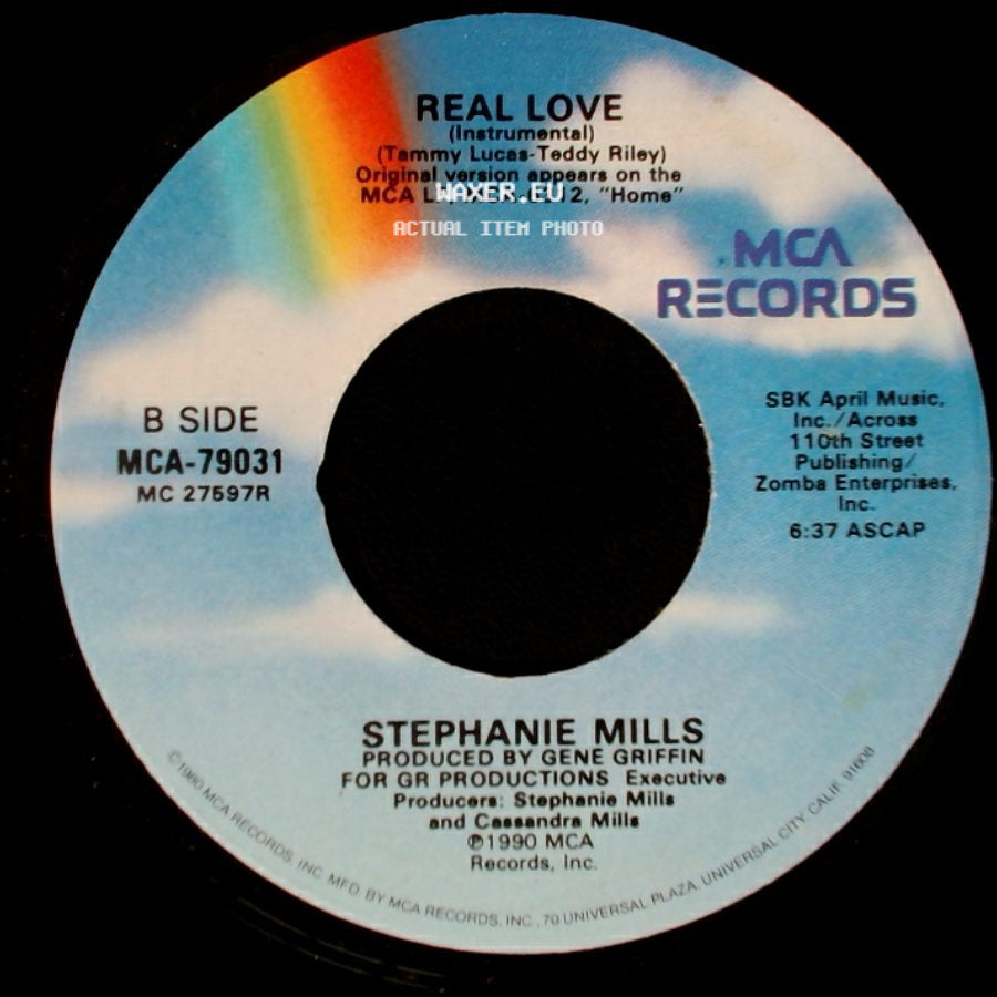 Stephanie Mills - Real Love / Real Love (Instrumental) side B