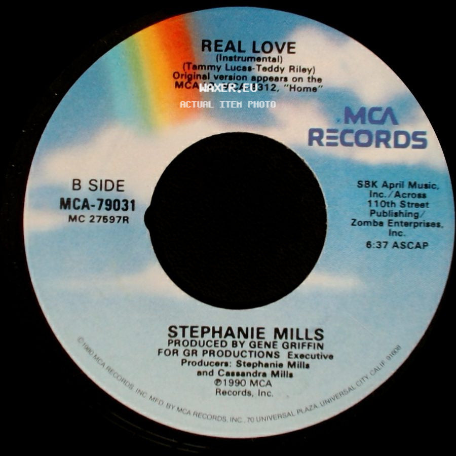 Stephanie Mills - Real Love / Real Love (Instrumental) side B