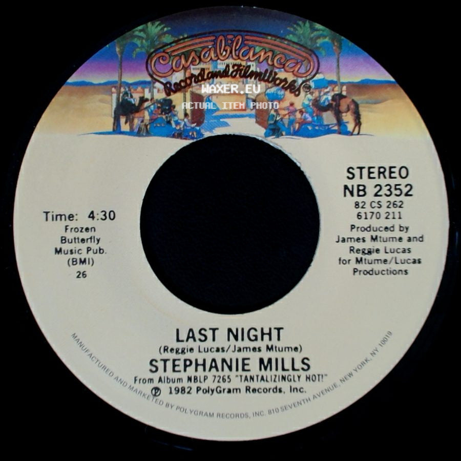 Stephanie Mills - Last Night / Wailin' side A