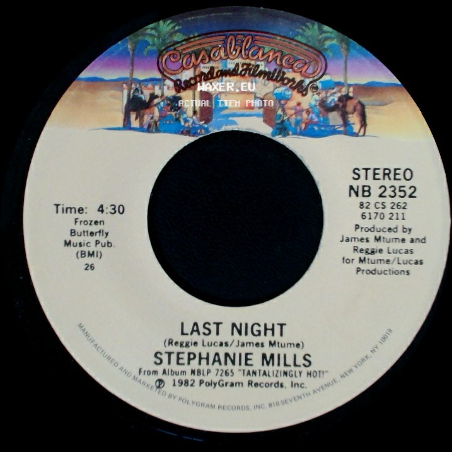 Stephanie Mills - Last Night / Wailin' side A