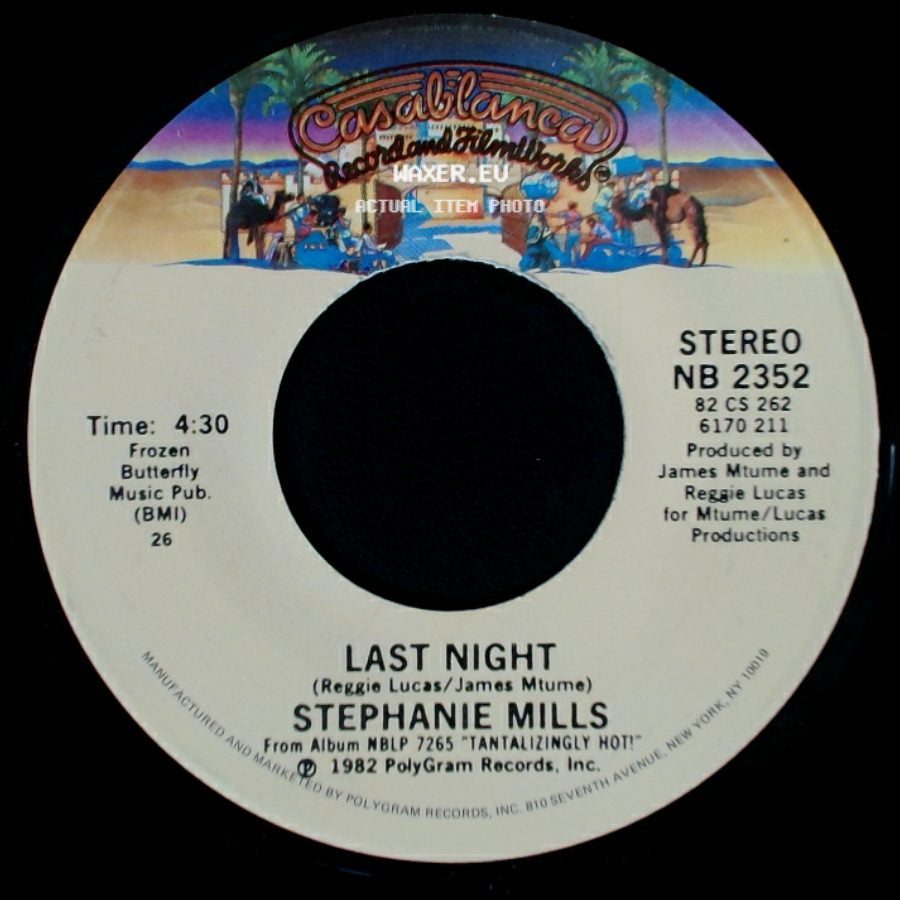 Stephanie Mills - Wailin' / Last Night side B
