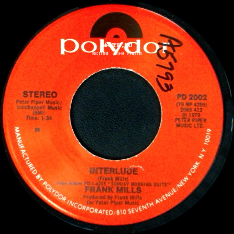 Frank Mills - Interlude / Peter Piper side A