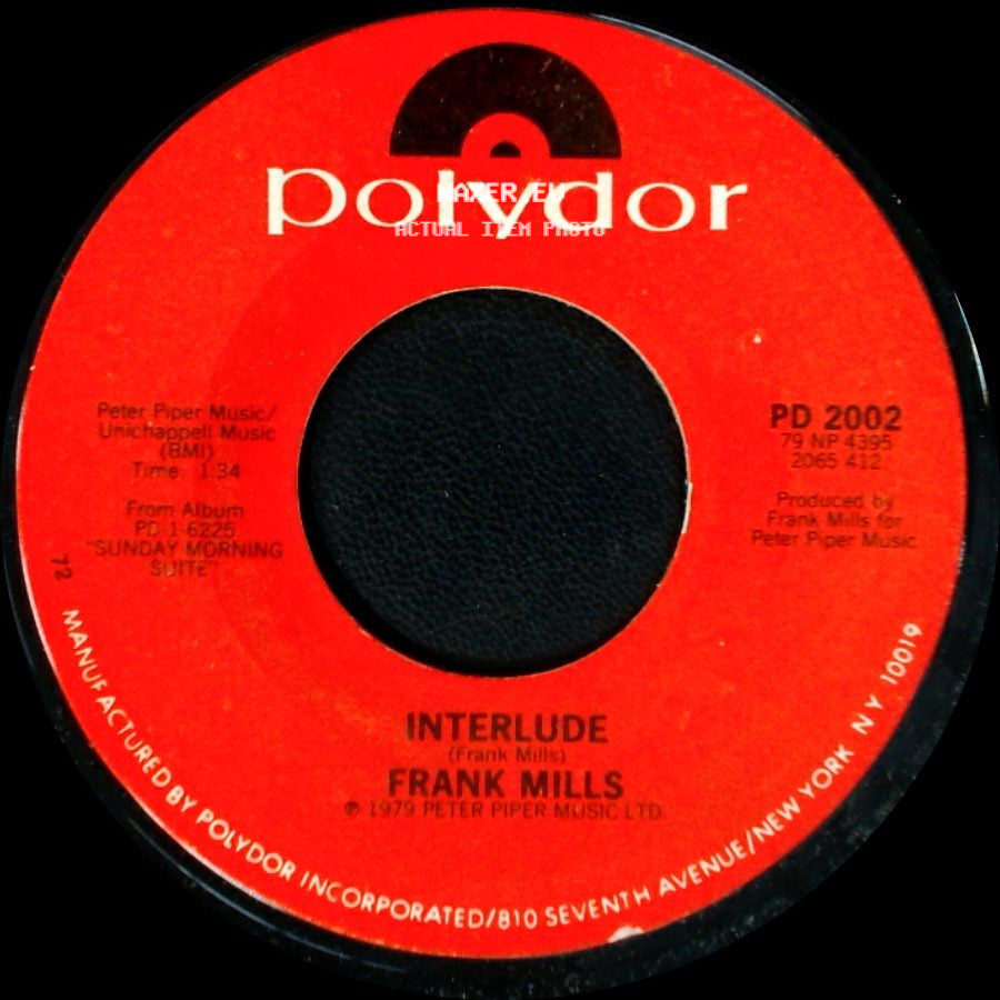 Frank Mills - Interlude / Peter Piper side A