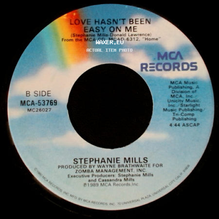Stephanie Mills - Comfort Of A Man / Love Hasn't Been Easy On Me side B