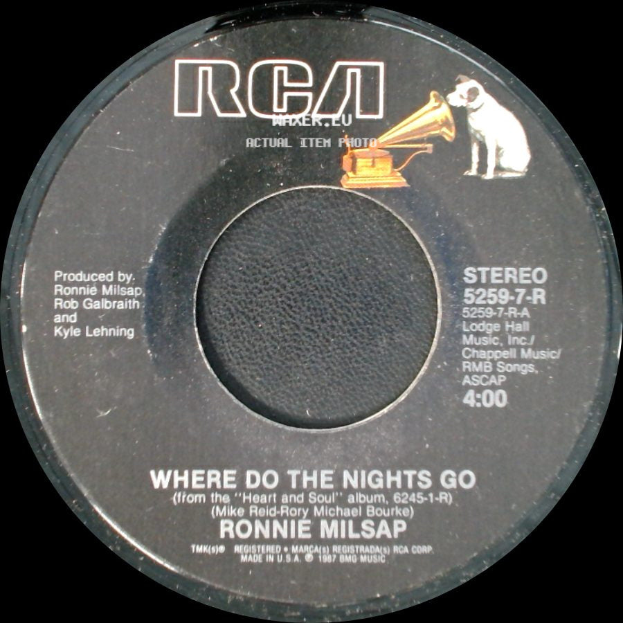 Ronnie Milsap - Where Do The Nights Go / If You Don't Want Me To side A