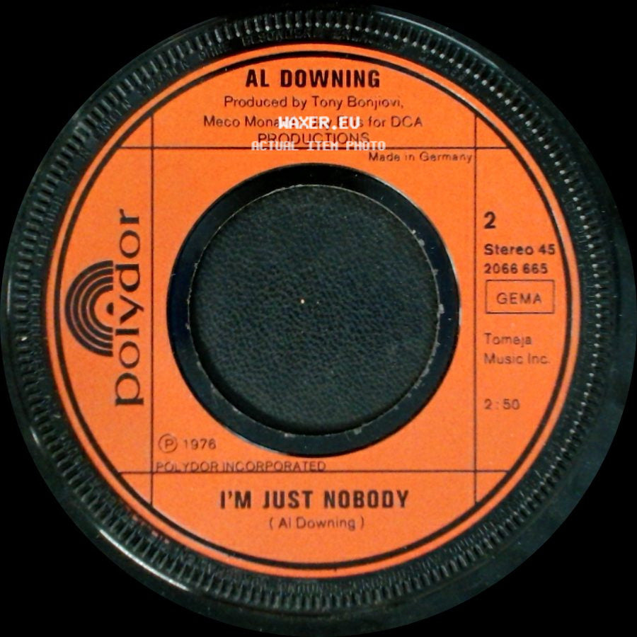 Al Downing - I'm Just Nobody / I Love To Love side A