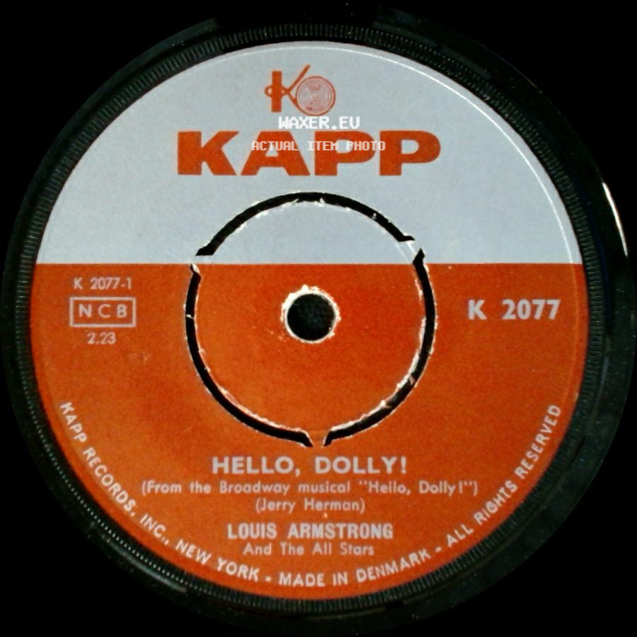 Louis Armstrong / Louis Armstrong And The All Stars - A Lot Of Livin' To Do / Hello, Dolly! side B