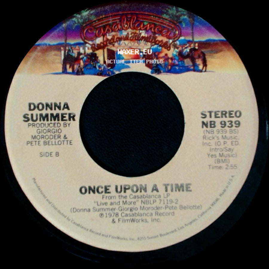 Donna Summer - Mac Arthur Park / Once Upon A Time side B
