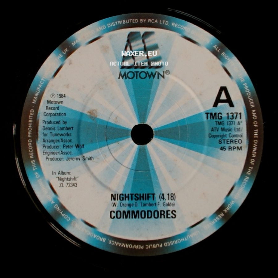 Commodores - Nightshift / I Keep Running side A