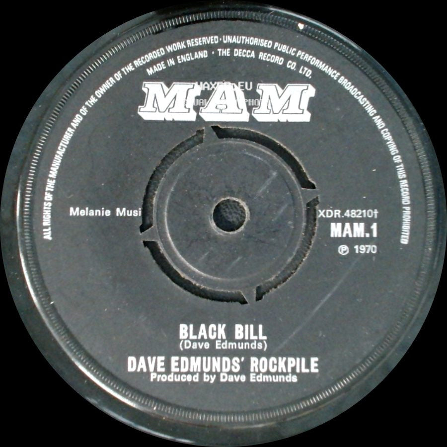 Dave Edmunds' Rockpile - Black Bill / I Hear You Knocking side A