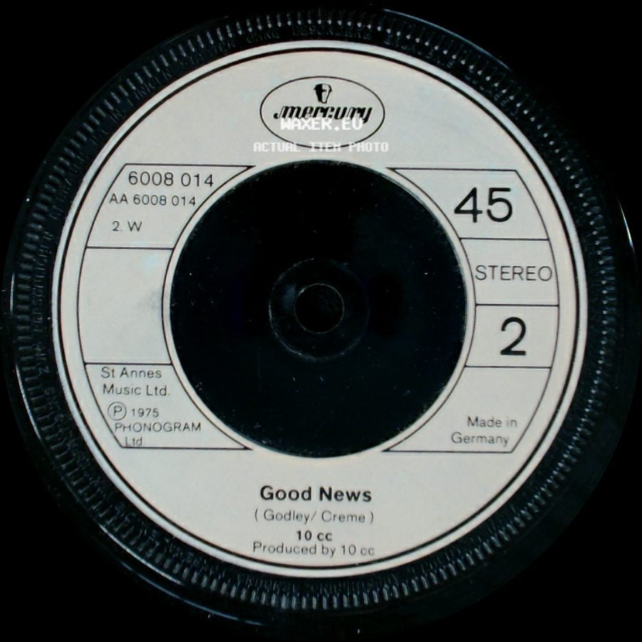 10 Cc - Good News / I'm Not In Love side A