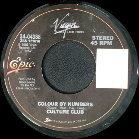 Culture Club - Miss Me Blind / Colour By Numbers side B