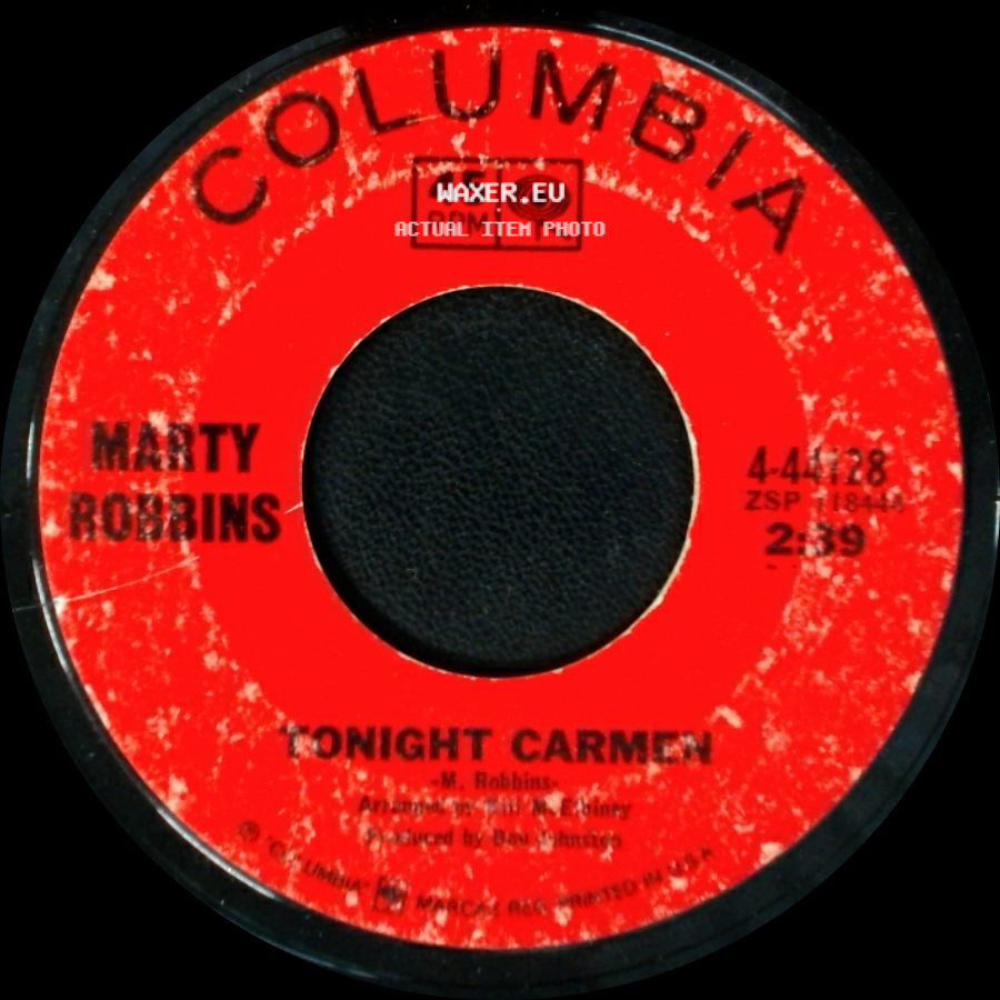 Marty Robbins - Tonight Carmen / Waiting In Reno side A