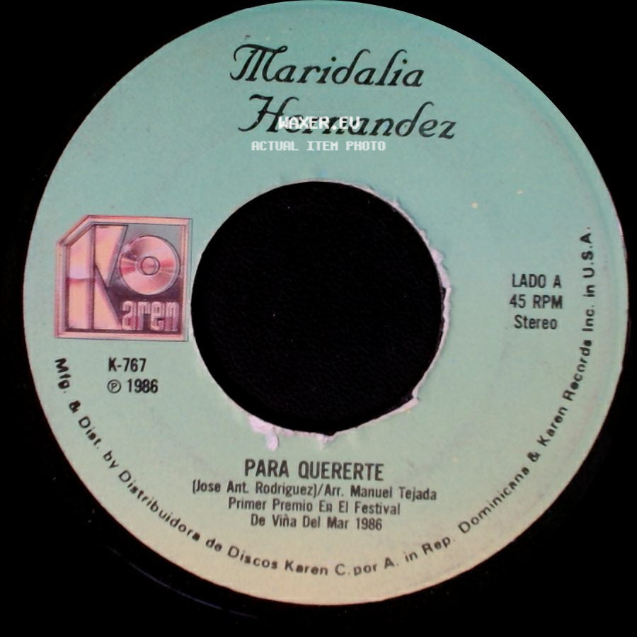 Maridalia Hernandez - Para Quererte / Para Quererte side A