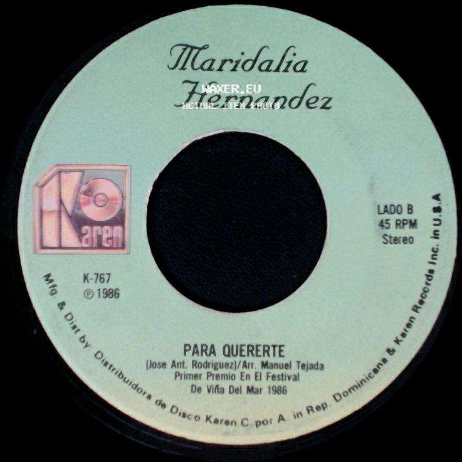 Maridalia Hernandez - Para Quererte / Para Quererte side B
