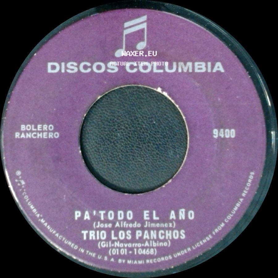 Trio Los Panchos - Pa'todo El Año / Advertencia side A