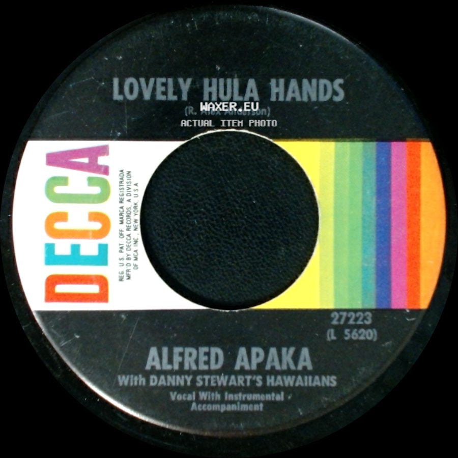 Alfred Apaka - Lovely Hula Hands / White Ginger Blossoms side A