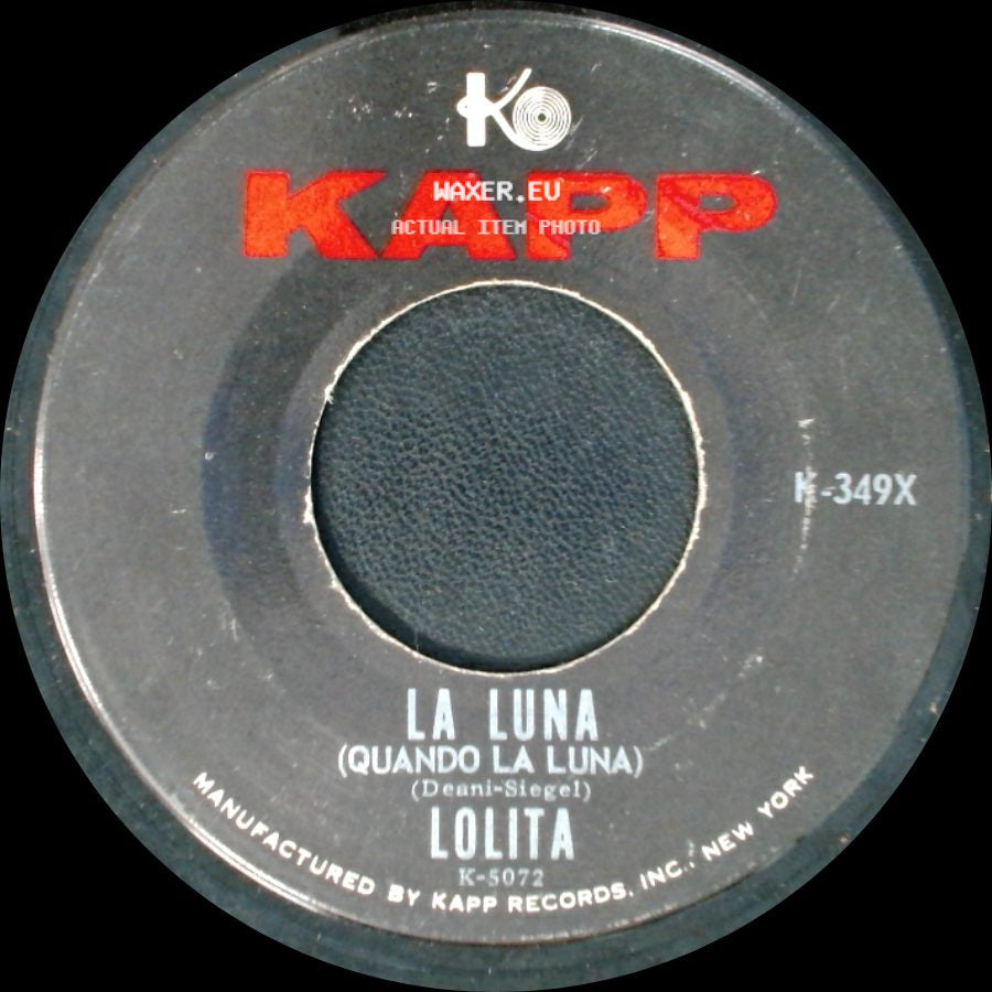 Lolita - Sailor (Your Home Is The Sea) / La Luna (Quando La Luna) side B