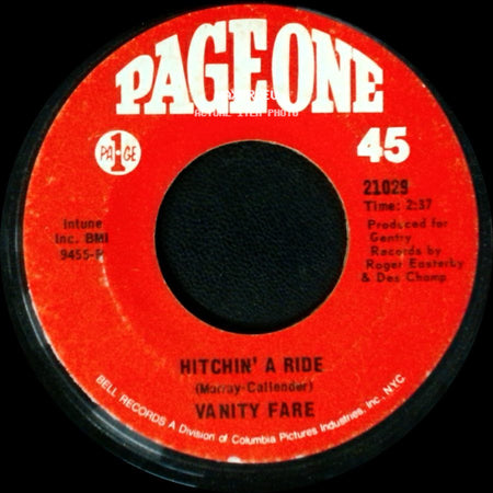 Vanity Fare - Hitchin' A Ride / Man Child side A