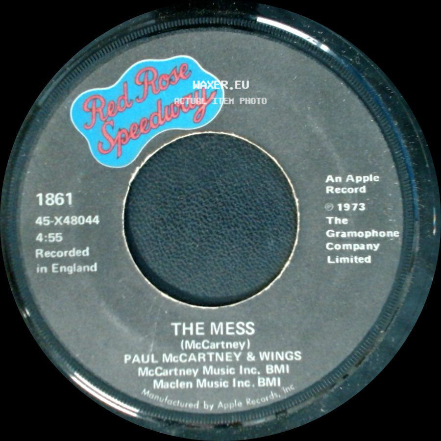 Paul Mccartney & Wings - The Mess / My Love side A