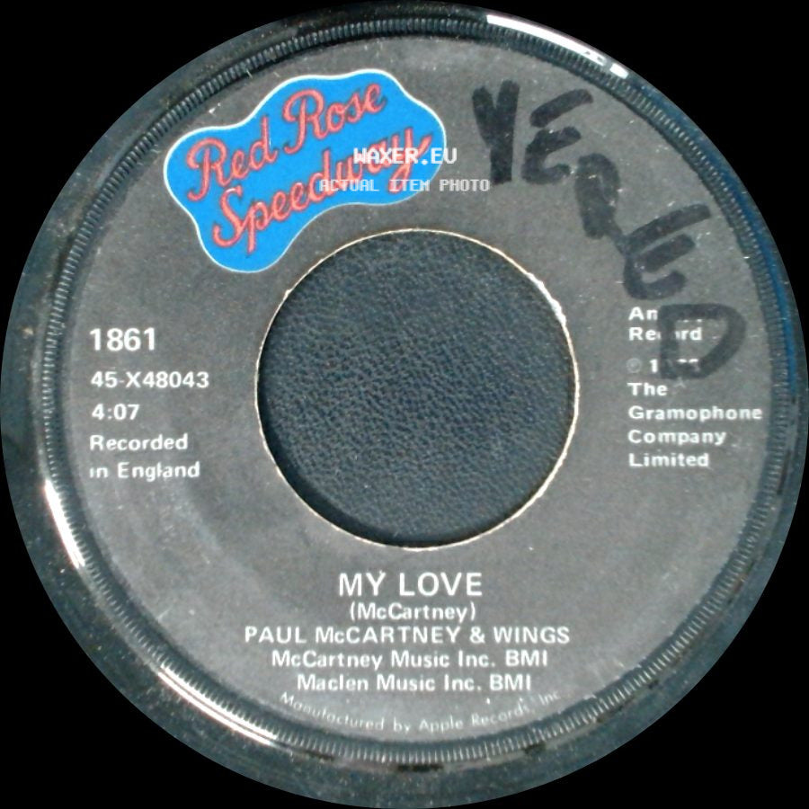 Paul Mccartney & Wings - The Mess / My Love side B