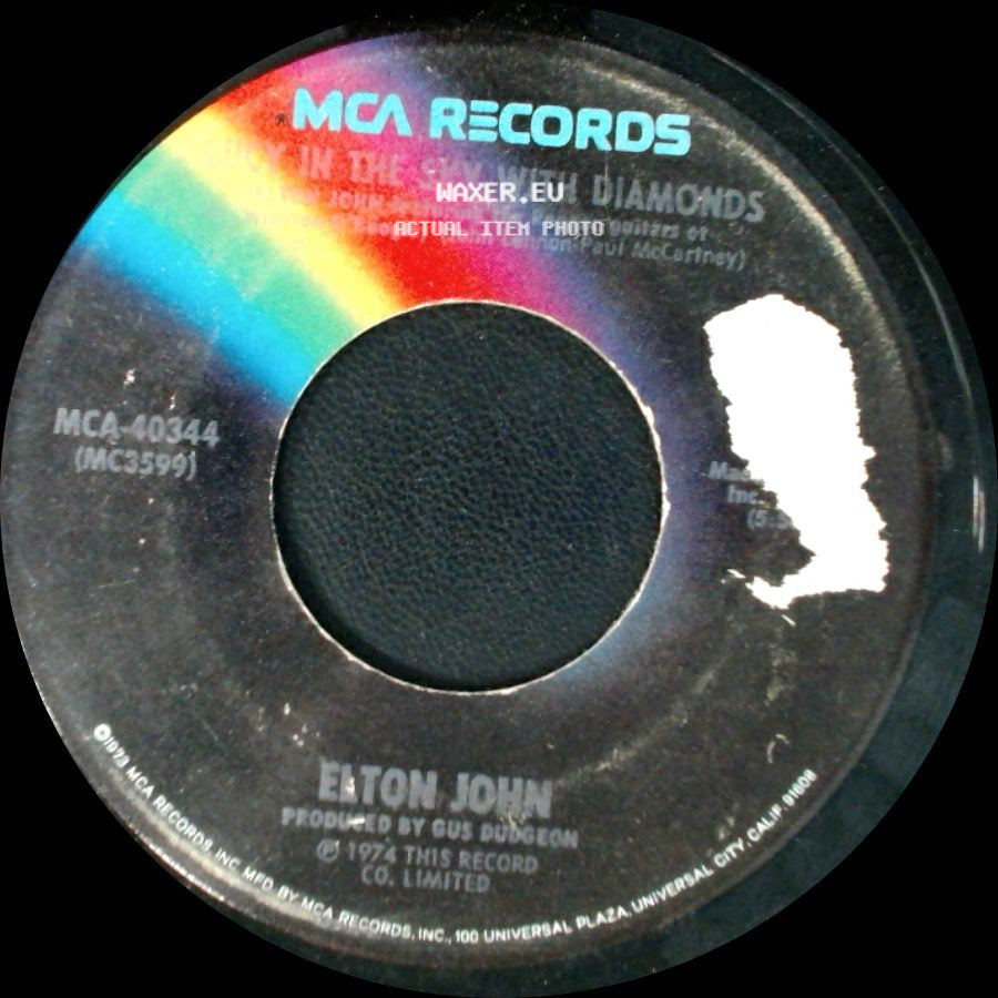 Elton John - Lucy In The Sky With Diamonds / One Day At A Time side A