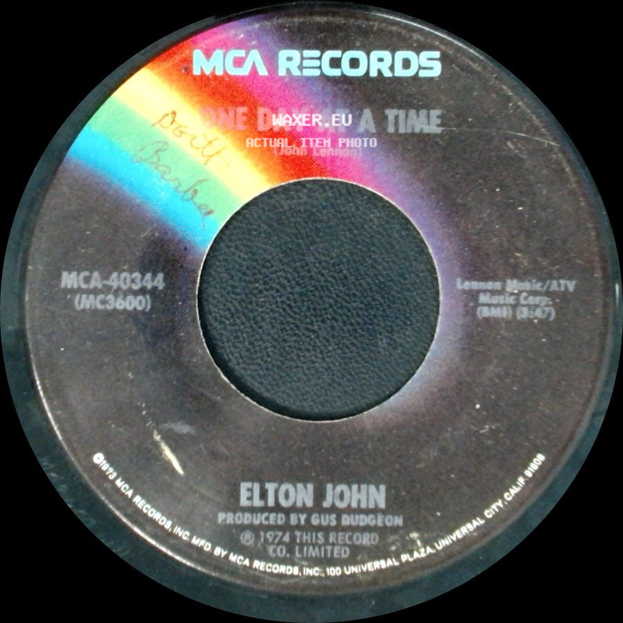 Elton John - Lucy In The Sky With Diamonds / One Day At A Time side B