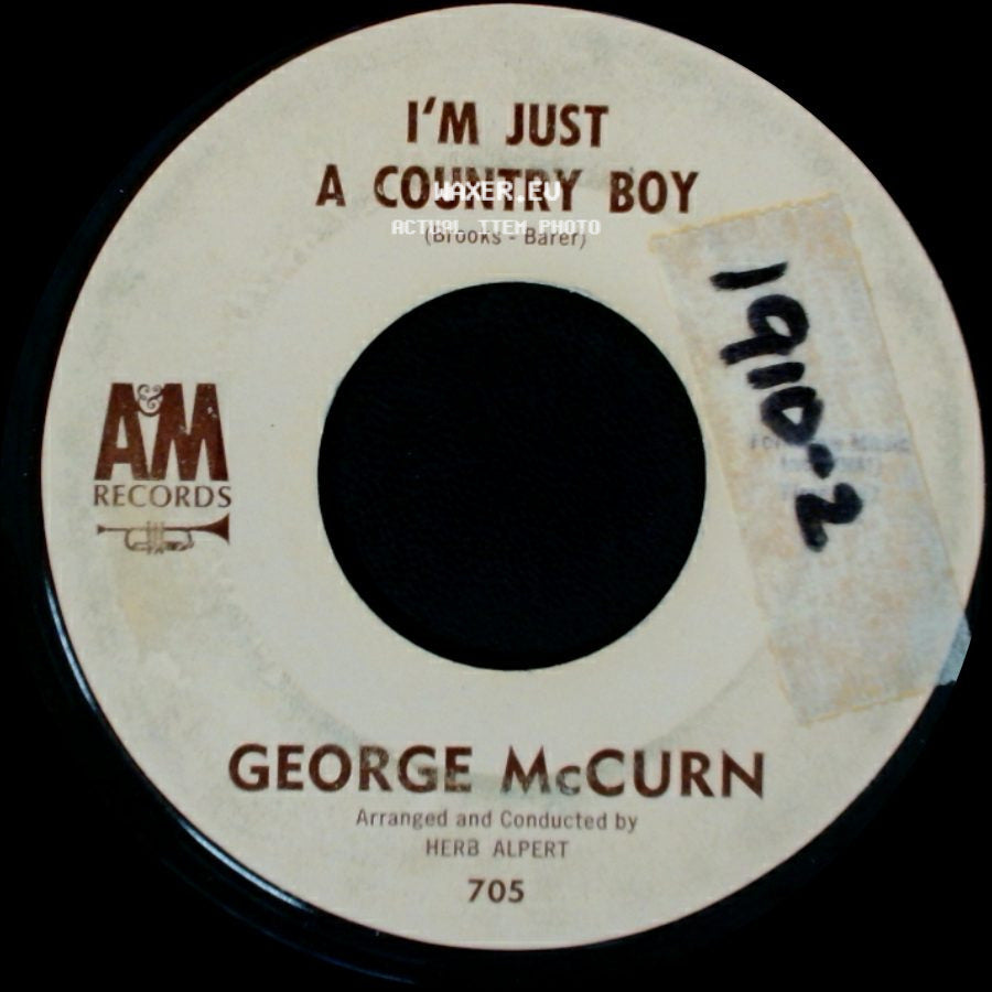 George Mccurn - I'm Just A Country Boy / In My Little Corner Of The World side A