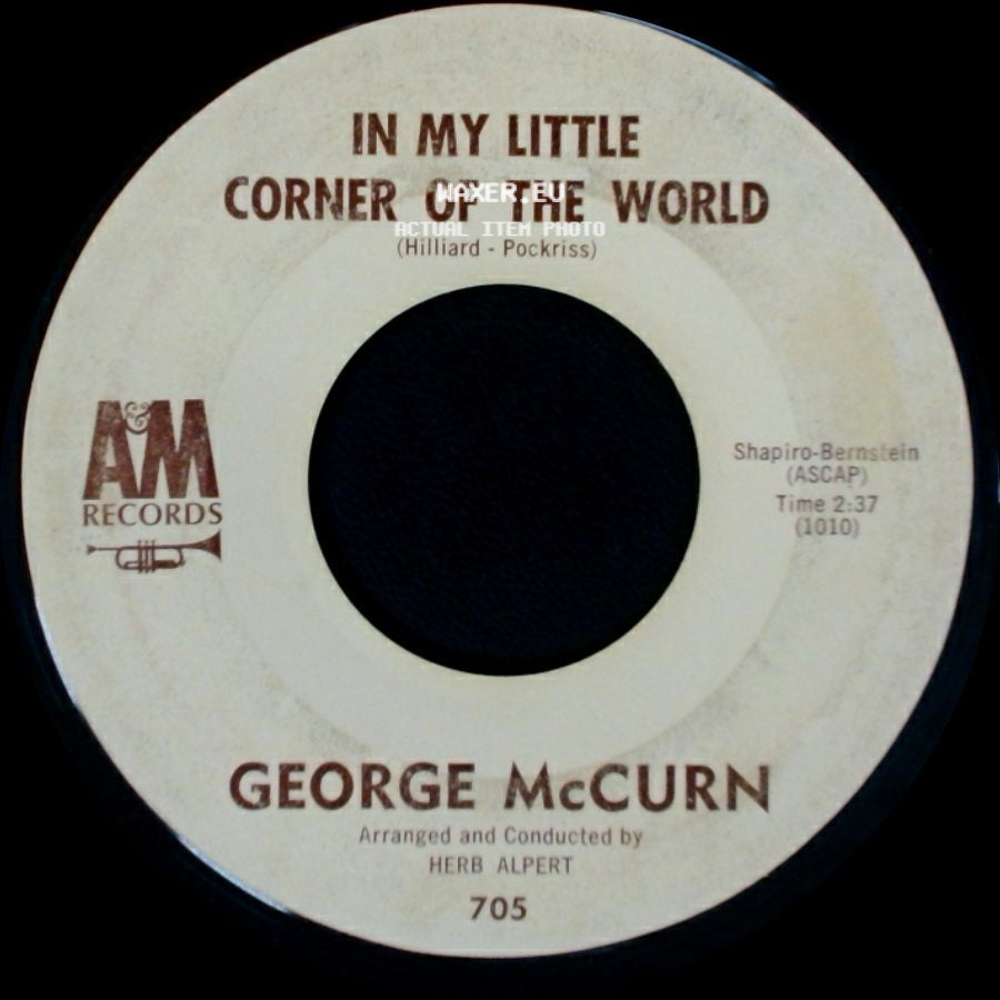 George Mccurn - I'm Just A Country Boy / In My Little Corner Of The World side B