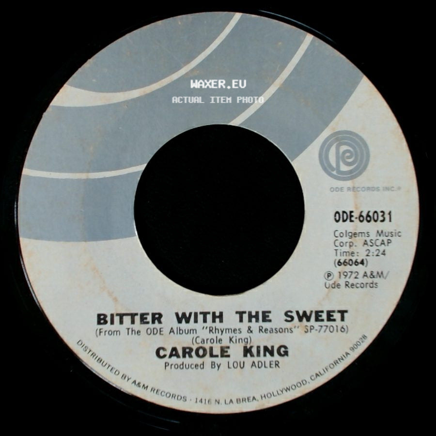 Carole King - Been To Canaan / Bitter With The Sweet side B