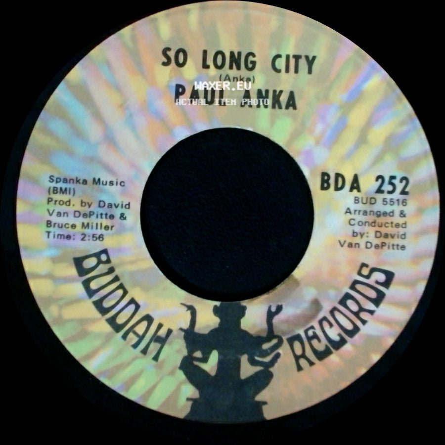 Paul Anka - So Long City / Do I Love You side A