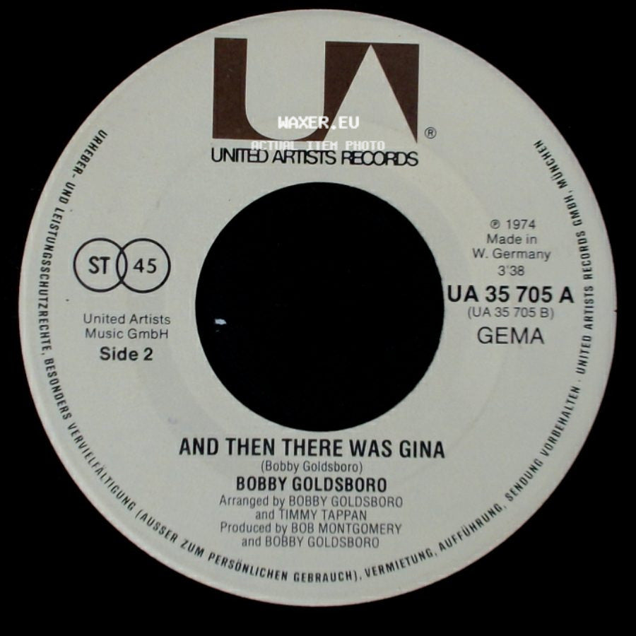 Bobby Goldsboro - Hello, Summertime / And Then There Was Gina side B
