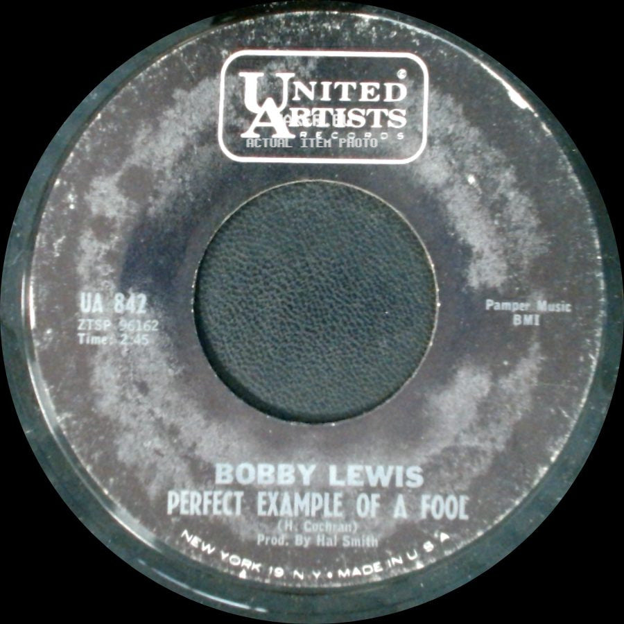 Bobby Lewis - Everybody's Baby / Perfect Example Of A Fool side B