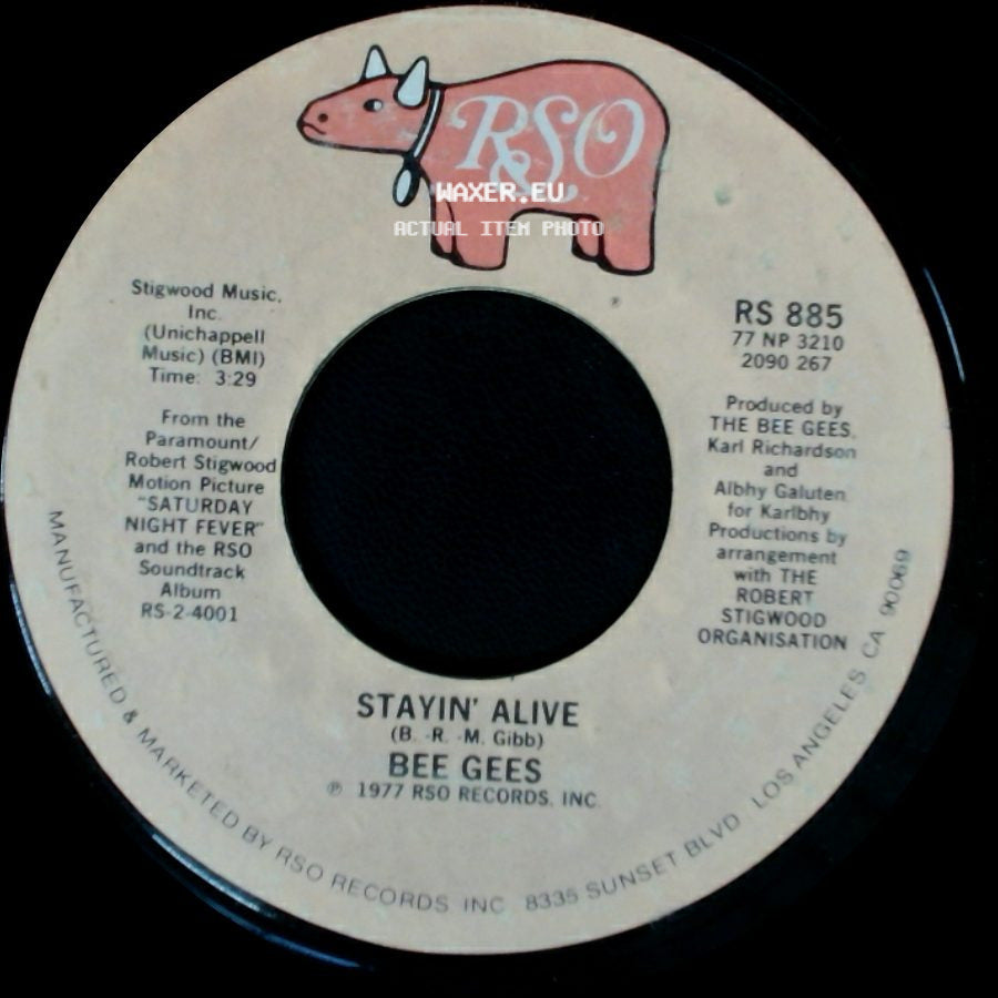 Bee Gees - If I Can't Have You / Stayin' Alive side B